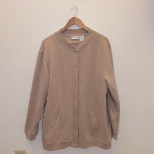 Vintage Blair Tan Cardigan Sweatshirt